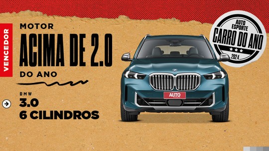 BMW ganha o prêmio de melhor motor acima de 2.0 no Carro do Ano 2024