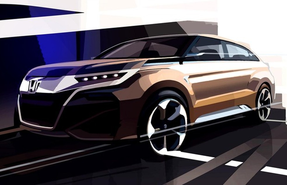 Novo SUV compacto da Honda para o mercado chinês (Foto: Divulgação) — Foto: Auto Esporte