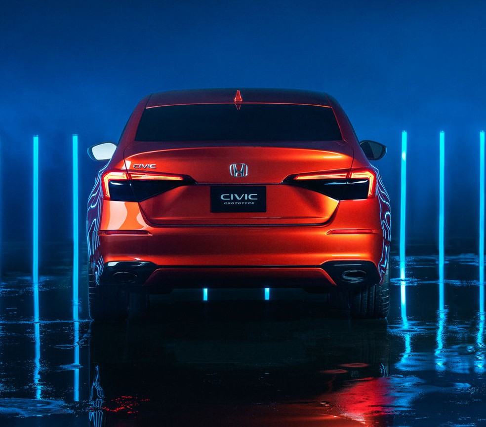 A Honda afirmou que o volume do porta-malas é "idêntico" ao do Civic atual — Foto: Divulgação