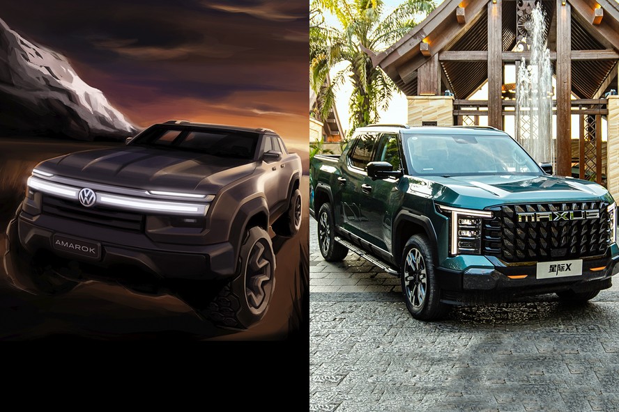 Nova Volkswagen Amarok derivada da Maxus Terron 9