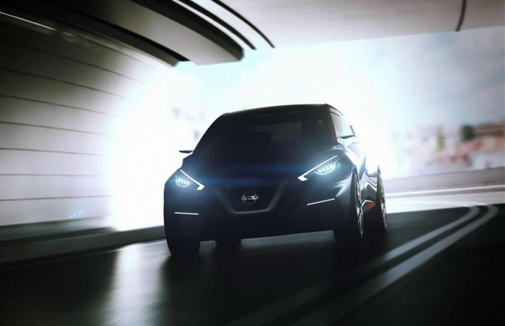 Nissan divulga teaser do conceito Sway (Foto: Divulgação) — Foto: Auto Esporte