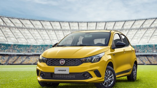 Fiat apresenta Argo Seleção, série limitada a 1,5 mil unidades