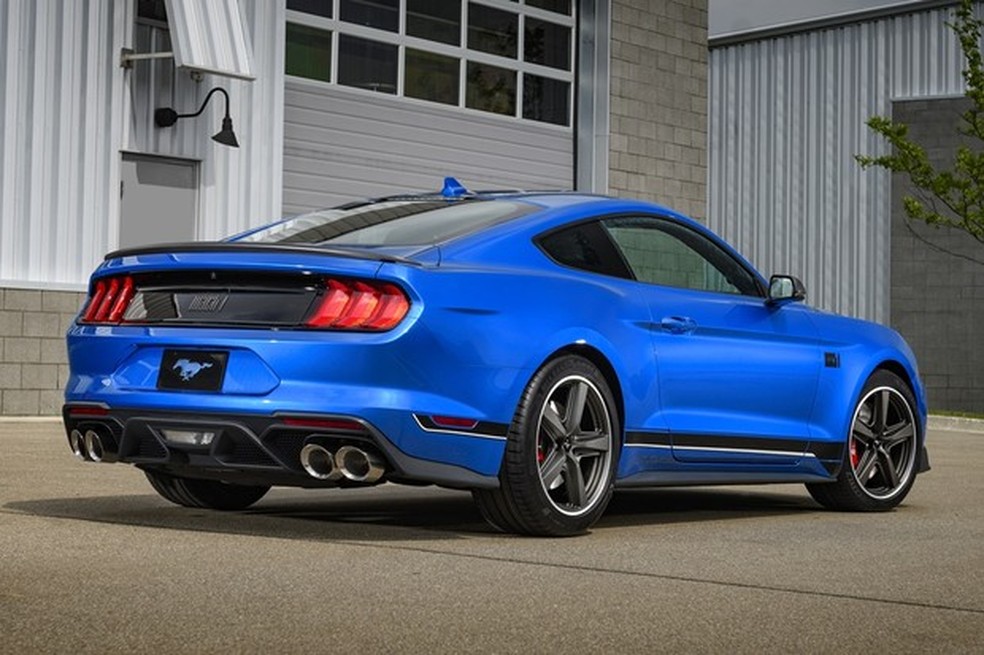 As rodas têm desenho inspirado nos primeiros Mach 1 (Foto: Divulgação) — Foto: Auto Esporte