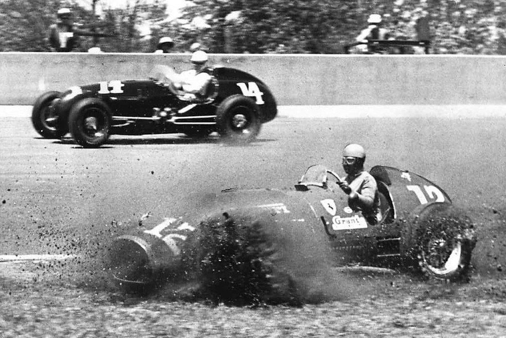 Ferrari abandonou as 500 Milhas de Indianápolis de 1952 — Foto: Divulgação