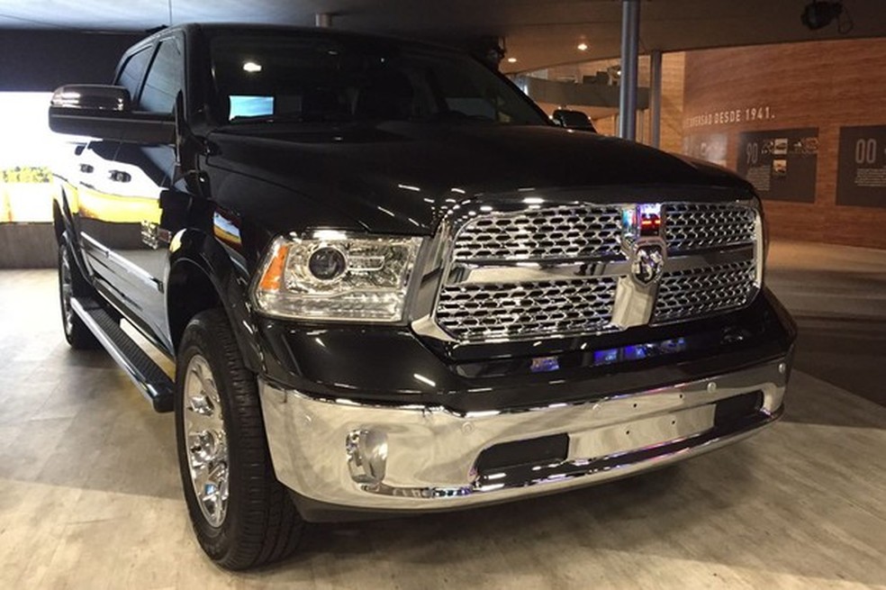 RAM 1500 no Salão do Automóvel 2016 (Foto: Michelle Ferreira/Auto News Brasil) — Foto: Auto Esporte