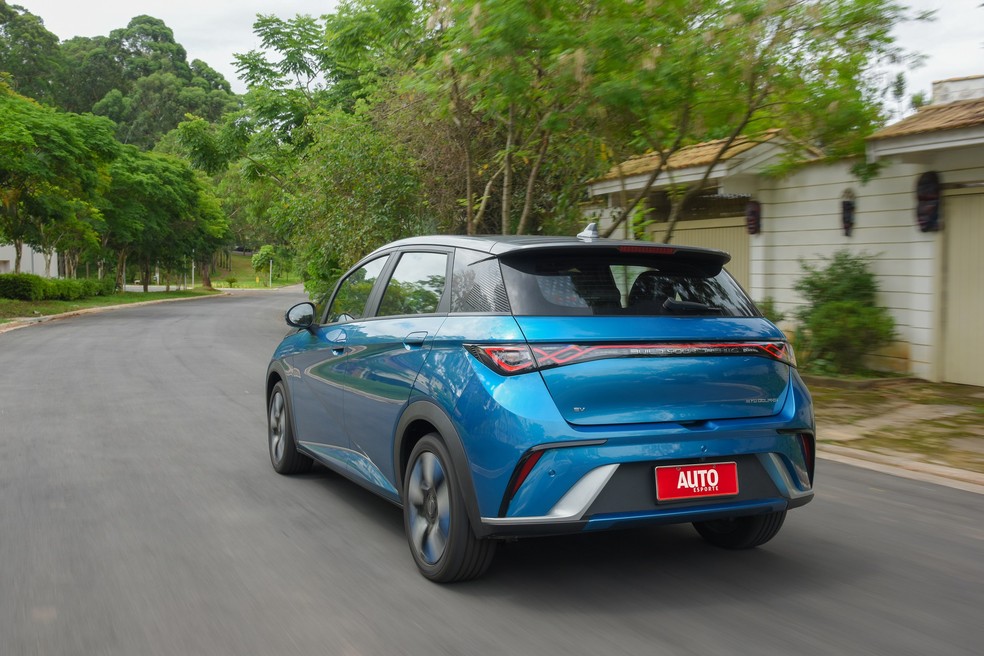 BYD Dolphin Plus faz boa otimização de sua bateria — Foto: Murilo Góes/Autoesporte
