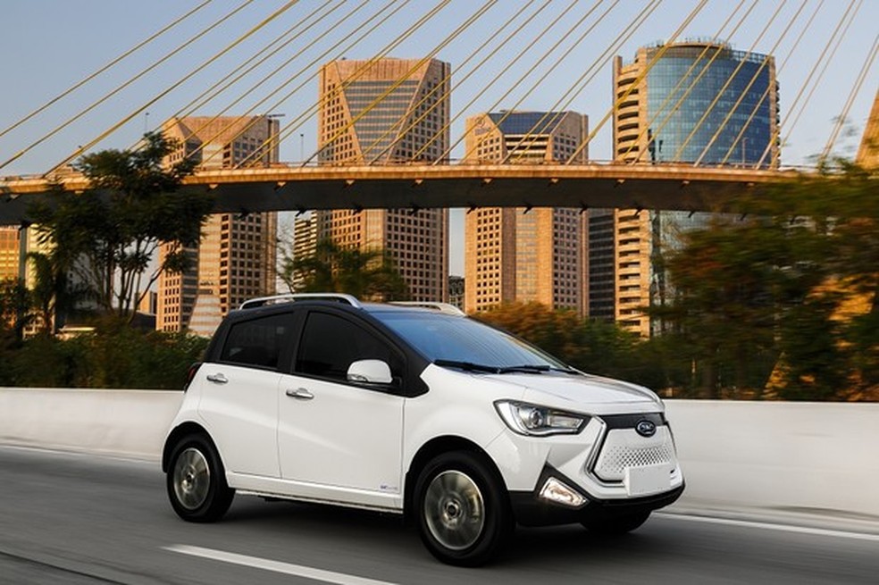 JAC iEV20 tem preço próximo de outros elétricos vendidos no Brasil (Foto: Divulgação) — Foto: Auto Esporte