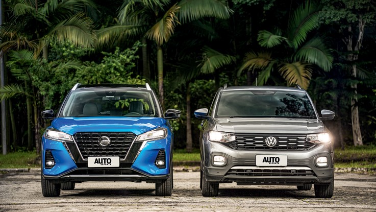 Comparativo Nissan Kicks e VW T-Cross