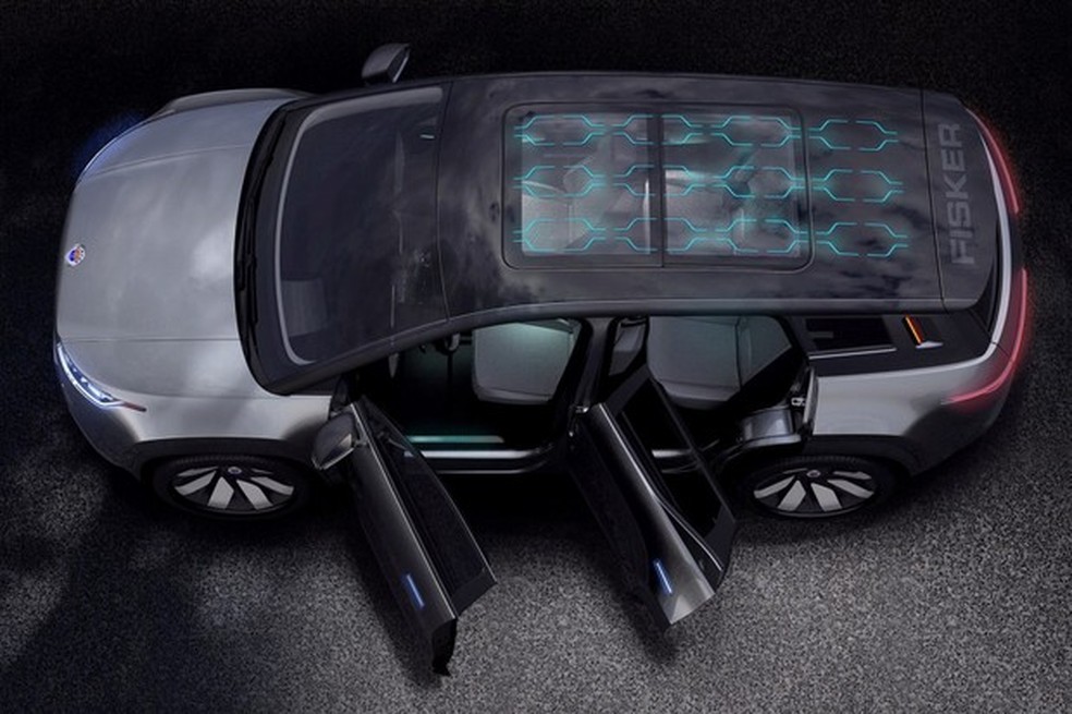 Teto tem painéis solares que ajudam a rodar até 625 km em uma ano  (Foto: Divulgação) — Foto: Auto Esporte