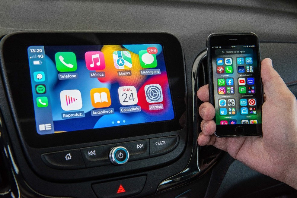 Conexão com Android Auto e Apple CarPlay pode ser feita sem fio — Foto: Divulgação