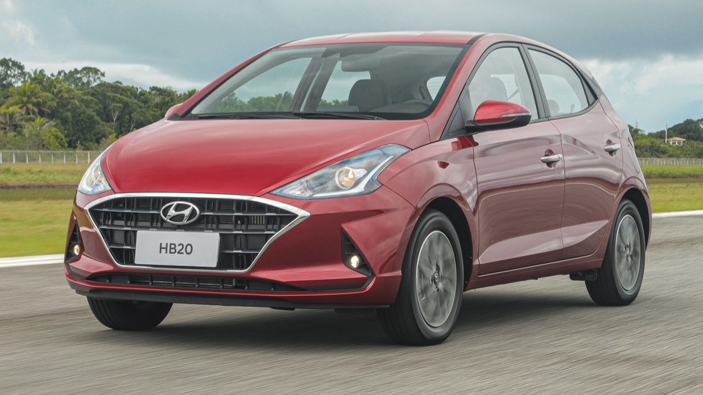 Hyundai HB20 é o segundo carro mais vendido do Brasil até o final de abril, com 25.263 unidades emplacadas  — Foto: Divulgação