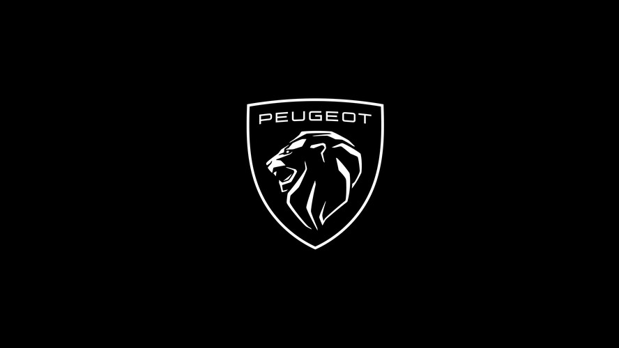 O novo logotipo apresentado pela Peugeot