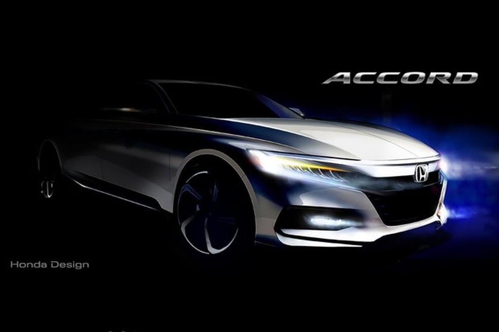 Honda Accord 2018 (Foto: Divulgação) — Foto: Auto Esporte
