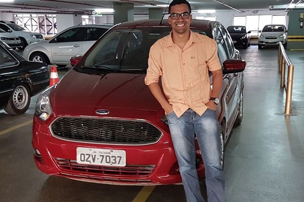 Danilo Reis dono do Ford KA (Foto: Arquivo Pessoal ) — Foto: Auto Esporte