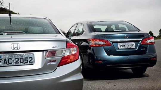 Análise: novo Nissan Sentra mostra a que veio em duelo com Honda Civic