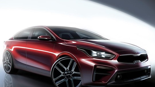 Novo Kia Cerato ficará mais parecido com o esportivo Stinger 