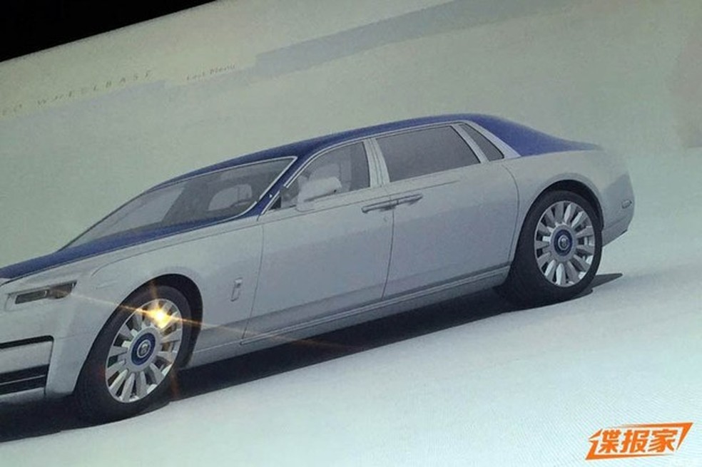 Rolls-Royce Phantom pode ter vazado antes do lançamento oficial (Foto: Reprodução / Worldscoop) — Foto: Auto Esporte
