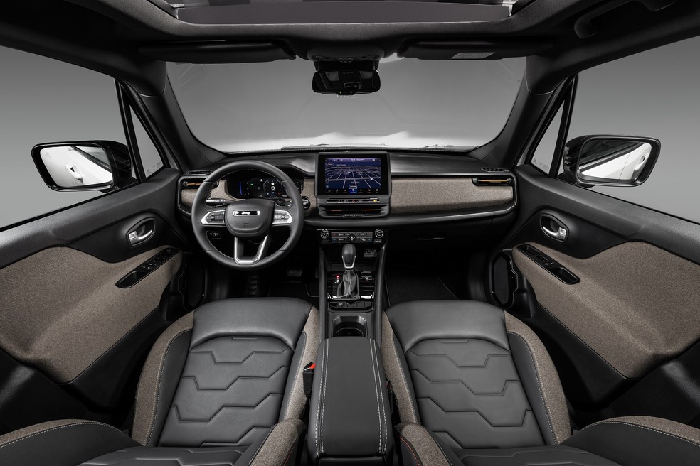 Nova cabine do Jeep Renegade se inspira em Compass e Commander — Foto: Divulgação