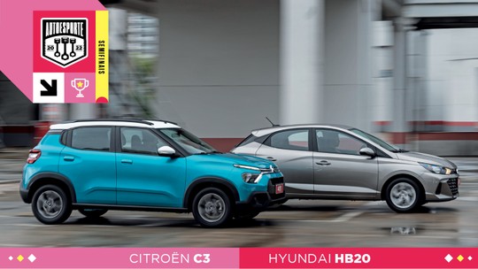 Citroën C3 X Hyundai HB20 qual vence a disputa de semifinal da Copa do Mundo dos Carros 1.0?