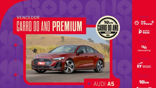 Audi A5 é eleito o Carro do Ano Premium 2026