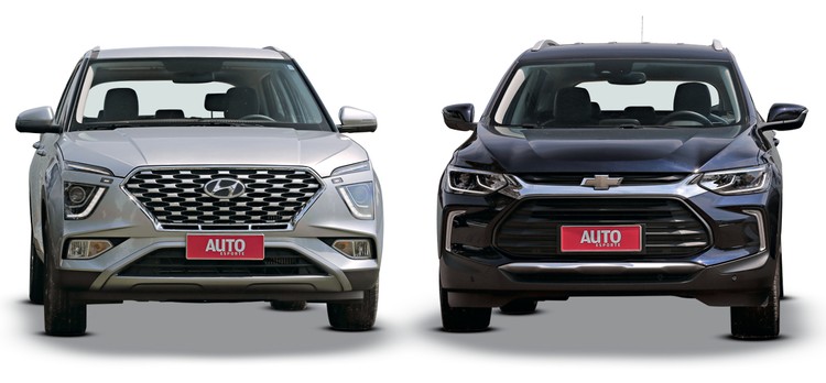 Hyundai Creta Platinum e Chevrolet Tracker Premier