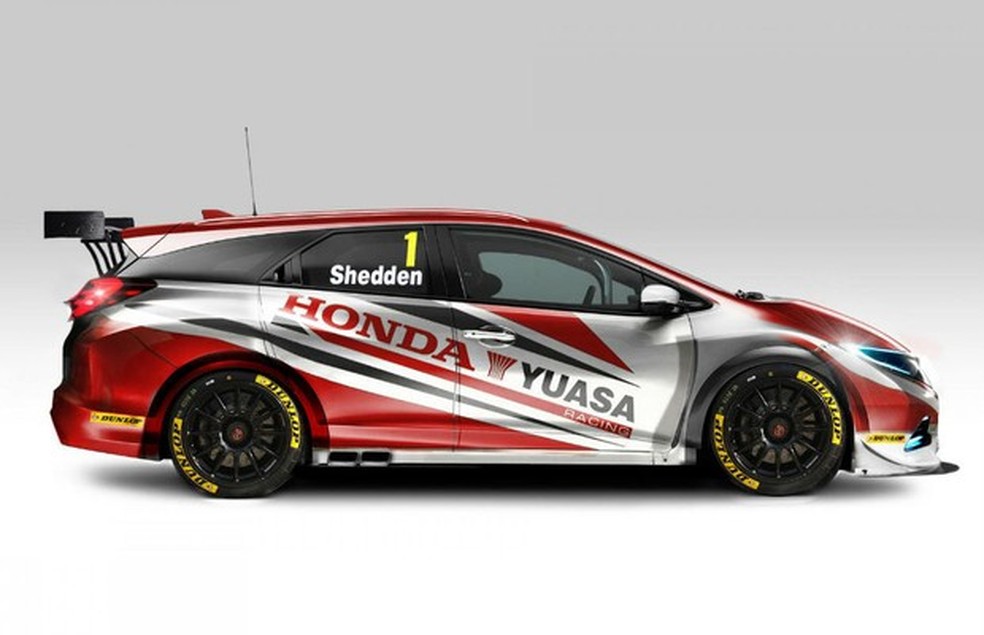 Honda Civic Tourer de corrida (Foto: Divulgação) — Foto: Auto Esporte