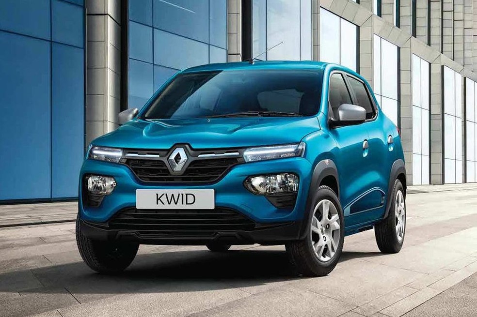 Renault Kwid indiano antecipa visual do modelo nacional — Foto: Divulgação