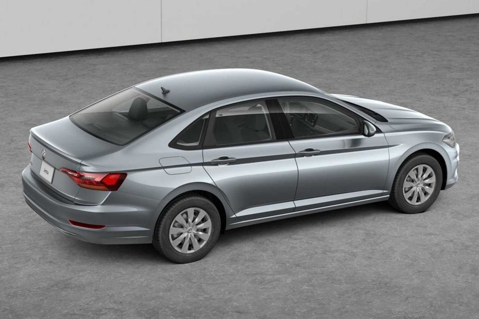 O consumo do Volkswagen Jetta Trendline fica em torno de 9,6 km/l na cidade e 13,9 km/l na estrada. — Foto: Divulgação/Volkswagen