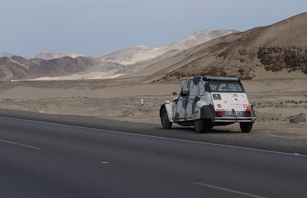 Citroën 2CV do Pan American Futbol Project (Foto: Divulgação) — Foto: Auto Esporte