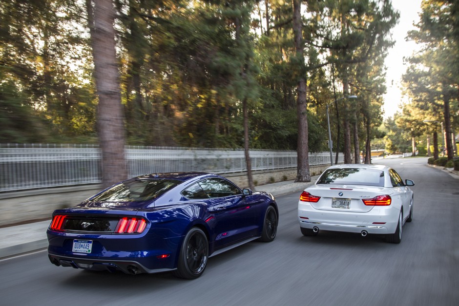 Ford Mustang X BMW Série 4
