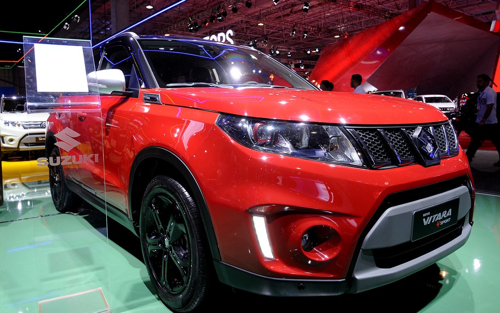 Suzuki Vitara no Salão do Automóvel de São Paulo 2016 — Foto: Alan Morici/G1