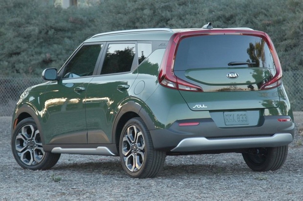 Lanternas do novo Kia Soul envolvem a traseira (Foto: Divulgação) — Foto: Auto Esporte