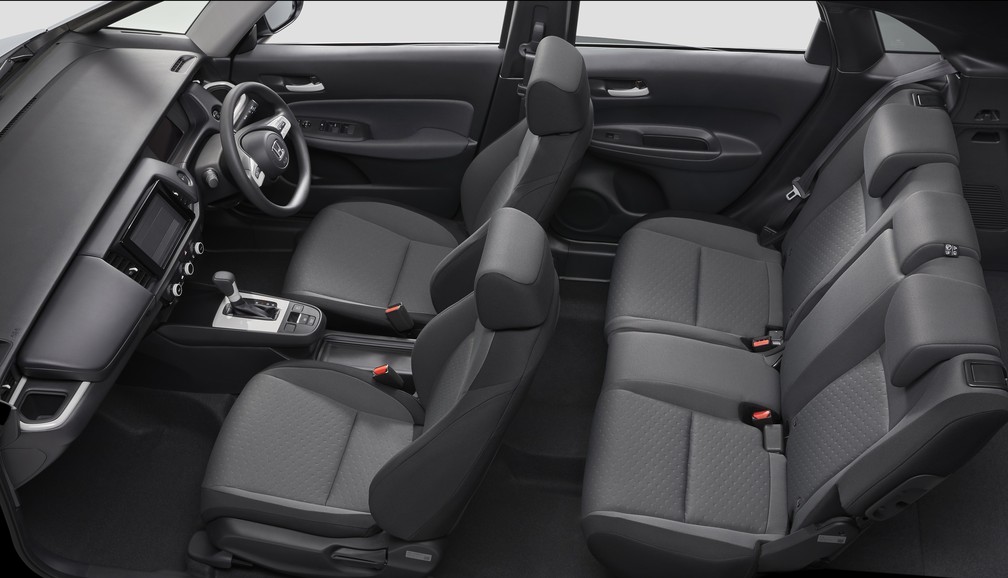 Interior do novo Honda Fit — Foto: Divulgação/Honda