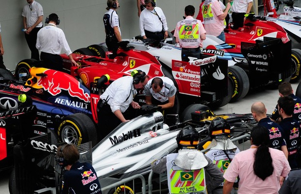 Parque fechado pós classificação (Foto: Ivan Carneiro/ Auto News Brasil) — Foto: Auto Esporte