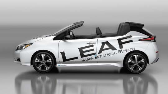 Nissan apresenta versão conversível do Leaf