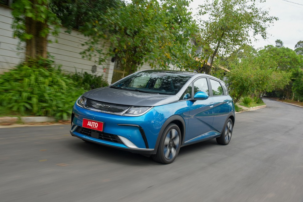 BYD Dolphin foi o carro elétrico mais vendido do ano passado — Foto: Murilo Góes/Auto News Brasil
