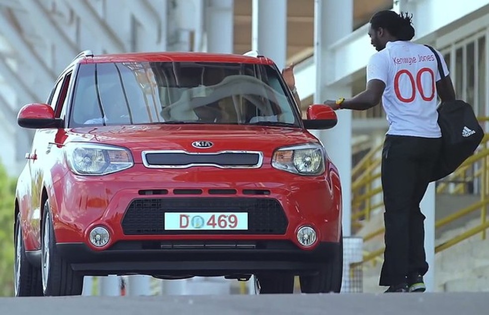 Ação da Kia surpreende time de Trinidad e Tobago (Foto: Reprodução) — Foto: Auto Esporte