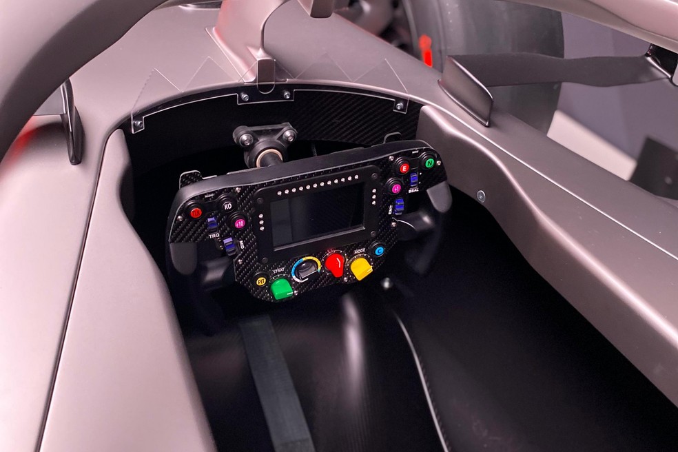 Audi R26 será o carro de Gabriel Bortoleto na Fórmula 1 2026 — Foto: André Schaun/Auto News Brasil