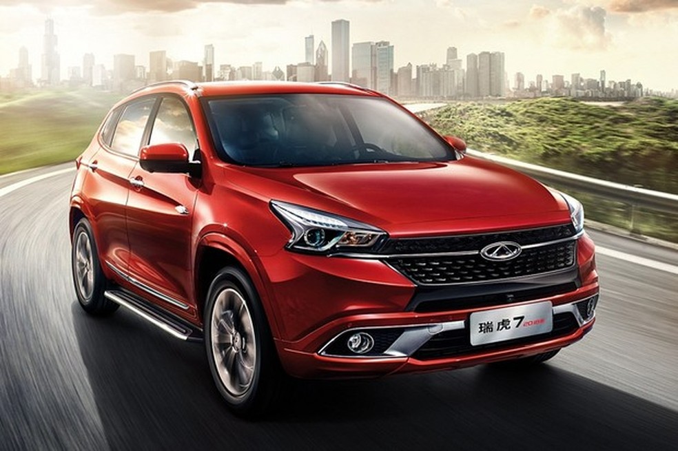 Chery Tiggo 7 quer rivalizar com Compass e até ix35 (Foto: Divulgação) — Foto: Auto Esporte