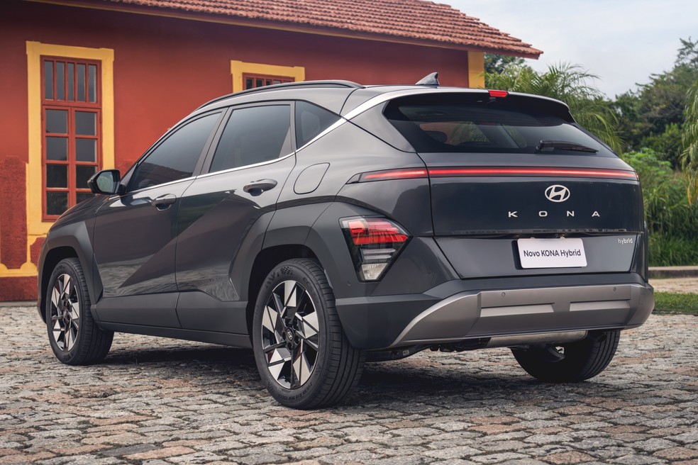 Novo Hyundai Kona Hybrid - traseira — Foto: Hyundai/Divulgação