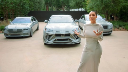 Com Lamborghini e Rolls-Royce, Kim Kardashian mostra carros customizados de R$ 11,3 milhões