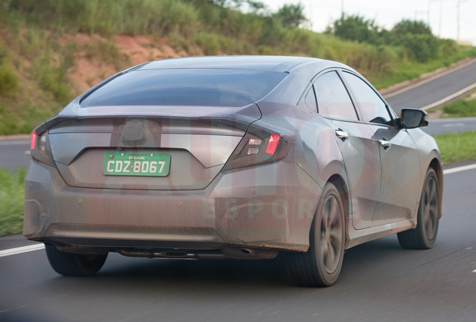 Flagra do novo Honda Civic