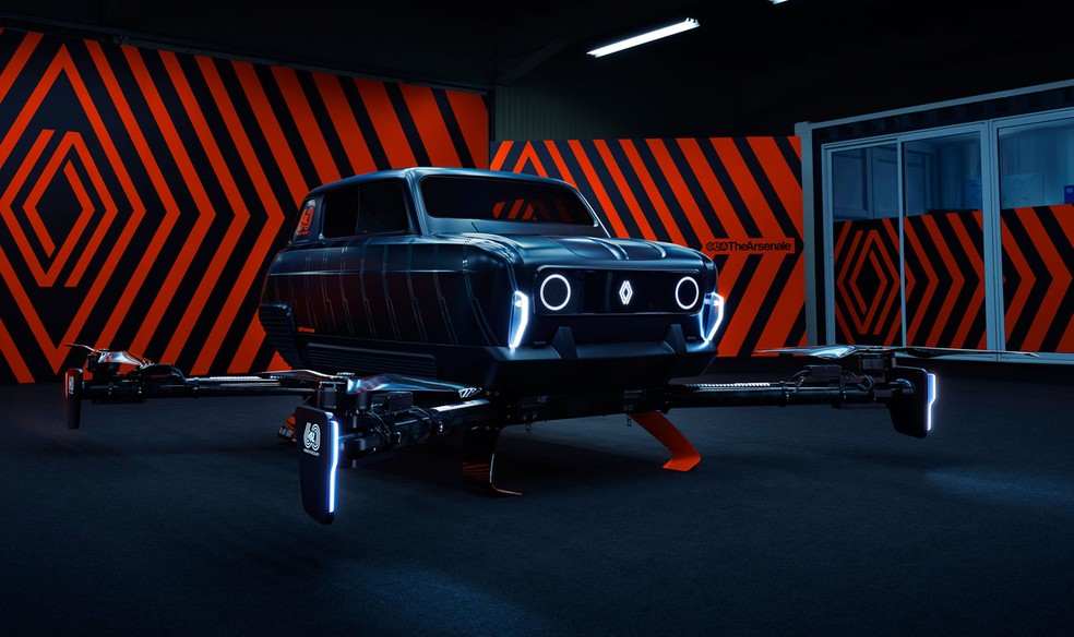 AIR4 foi criado usando como referência o ícone Renault 4 — Foto: Divulgação