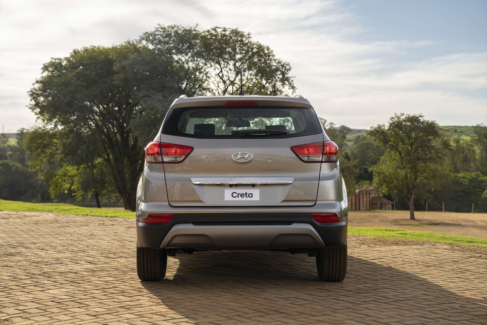 Hyundai Creta: Versão Smart Plus 2021 não traz as lanternas mais modernas das configurações mais caras — Foto: Divulgação