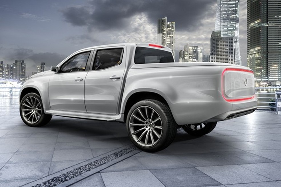 Picape Mercedes Classe X (Foto: Divulgação) — Foto: Auto Esporte