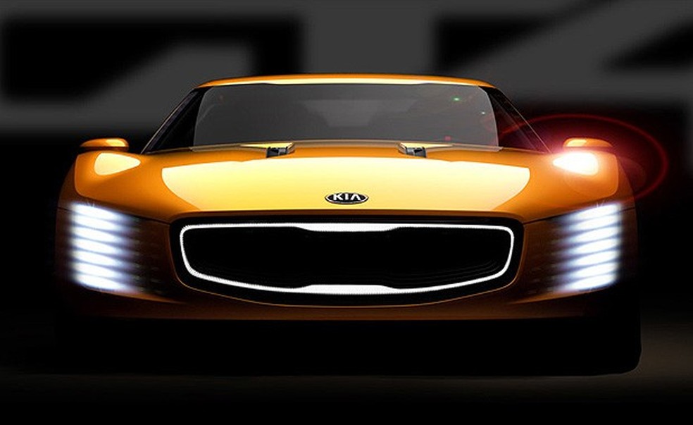 Kia mostra novo teaser do GT4 Stinger (Foto: Kia) — Foto: Auto Esporte