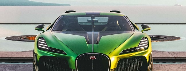Bugatti Brouillard 2026 Frontal — Foto: Divulgação