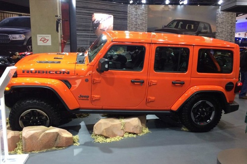 Jeep Wrangler Rubicon - Salão de São Paulo (Foto: Mariana Rudzinski) — Foto: Auto Esporte