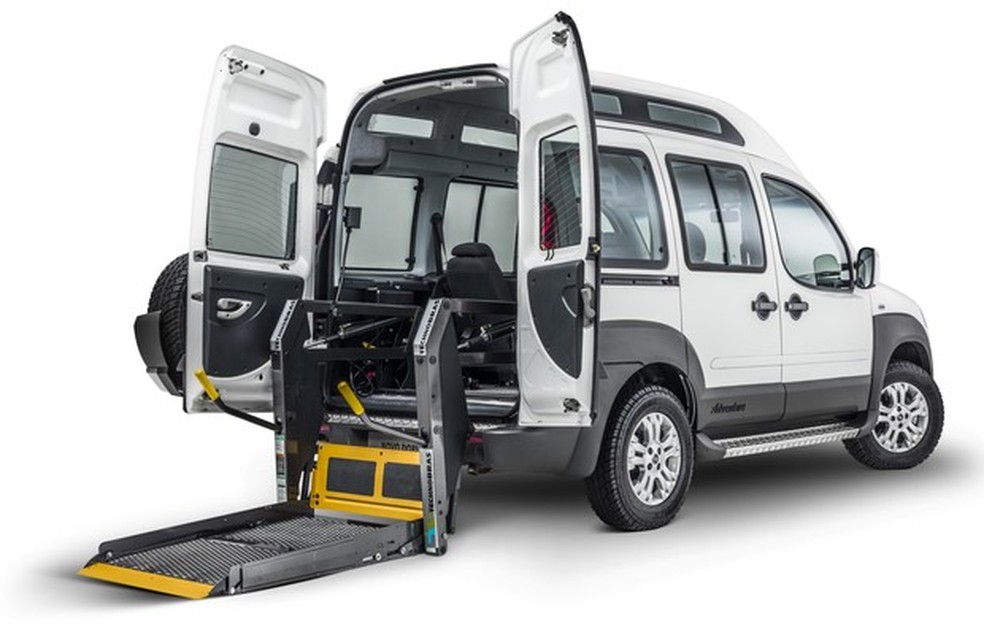 Fiat Doblô adaptado (Foto: Divulgação) — Foto: Auto Esporte