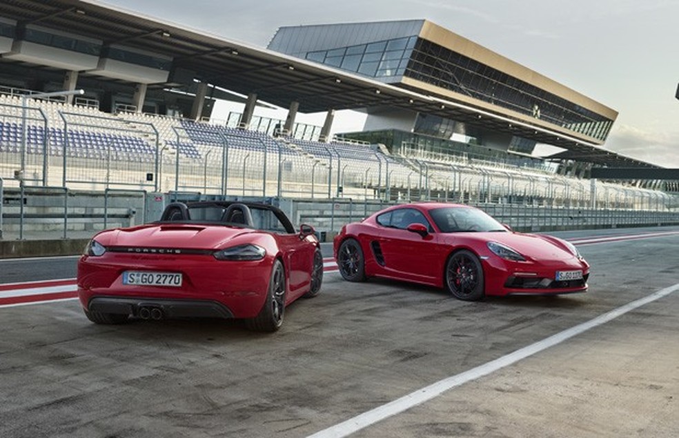 Porsche-revela-718-Cayman-GTS-e-718-Boxster-GTS (Foto: Divulgação) — Foto: Auto Esporte